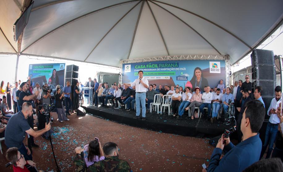 Casa Fácil: governador entrega residencial com 84 moradias em Paiçandu