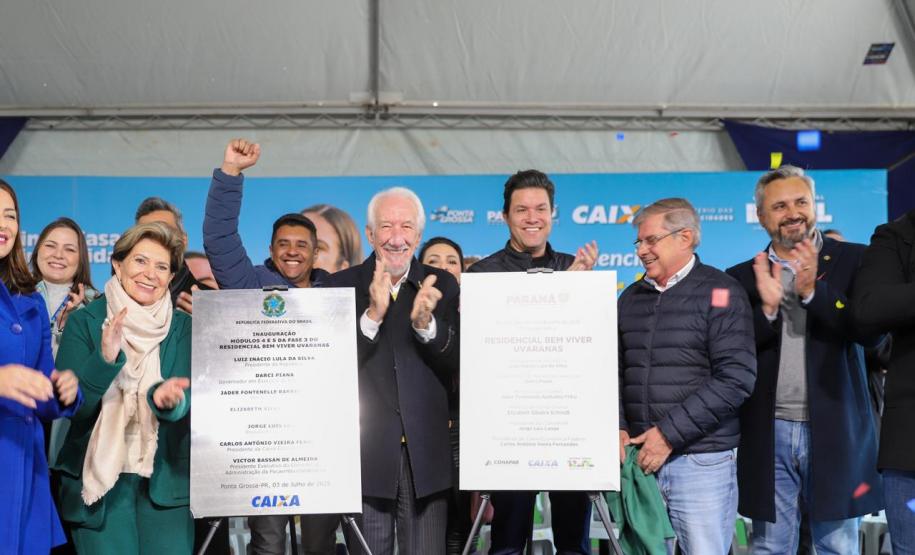 Erguido com apoio do Estado, bairro planejado de Ponta Grossa recebe 293 moradores