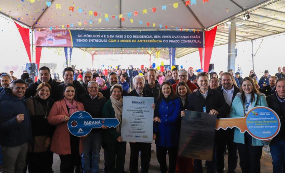 Erguido com apoio do Estado, bairro planejado de Ponta Grossa recebe 293 moradores