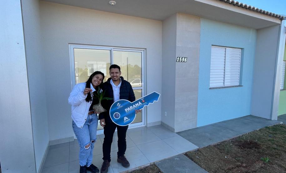 Cohapar entrega mais um módulo do Residencial Novo Bronzel com 47 imóveis subsidiados pelo Estado