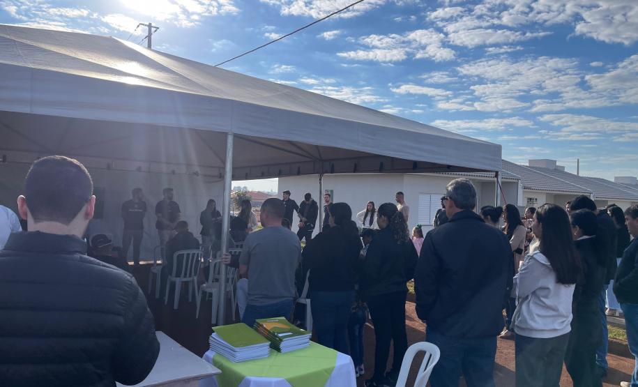 Cohapar entrega mais um módulo do Residencial Novo Bronzel com 47 imóveis subsidiados pelo Estado