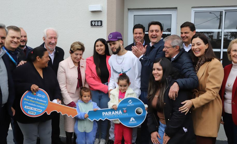 Com entrega de 275 casas, Estado conclui bairro planejado em Ponta Grossa