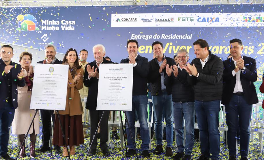 Com entrega de 275 casas, Estado conclui bairro planejado em Ponta Grossa