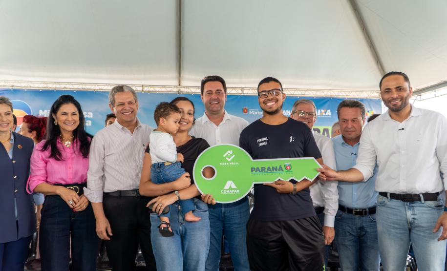 Com nova entrega, Casa Fácil Paraná já beneficiou 6,1 mil famílias de Maringá