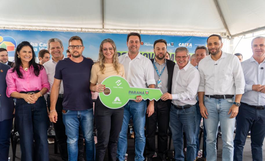 Com nova entrega, Casa Fácil Paraná já beneficiou 6,1 mil famílias de Maringá