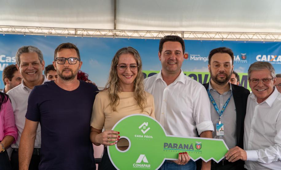 Com nova entrega, Casa Fácil Paraná já beneficiou 6,1 mil famílias de Maringá