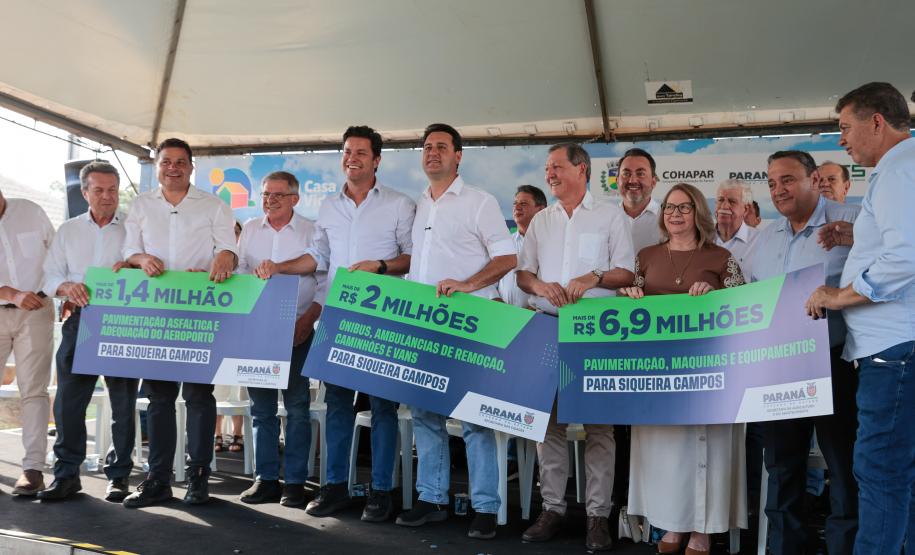 Estado libera R$ 23,6 milhões em novos investimentos para Siqueira Campos