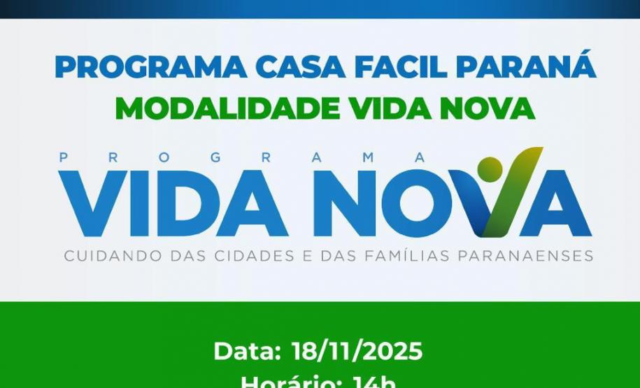 Casa Fácil – Vida Nova: Cohapar realiza workshop para empresas da construção civil nesta terça-feira (18)