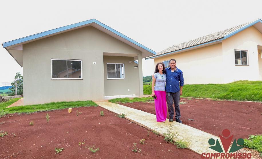 Em Missal, 41 famílias recebem as chaves de novas moradias financiadas pela Cohapar