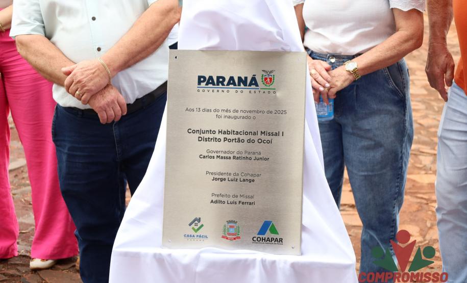 Em Missal, 41 famílias recebem as chaves de novas moradias financiadas pela Cohapar