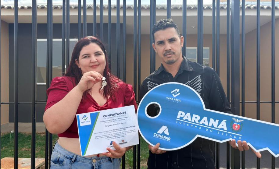 Com R$ 1,6 milhão do Casa Fácil, Cohapar conclui entrega dos últimos módulos do Residencial Barcelona em Paiçandu