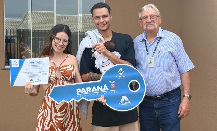 Com R$ 1,6 milhão do Casa Fácil, Cohapar conclui entrega dos últimos módulos do Residencial Barcelona em Paiçandu