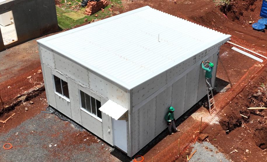 Cinco casas novas estão em construção em Rio Bonito do Iguaçu