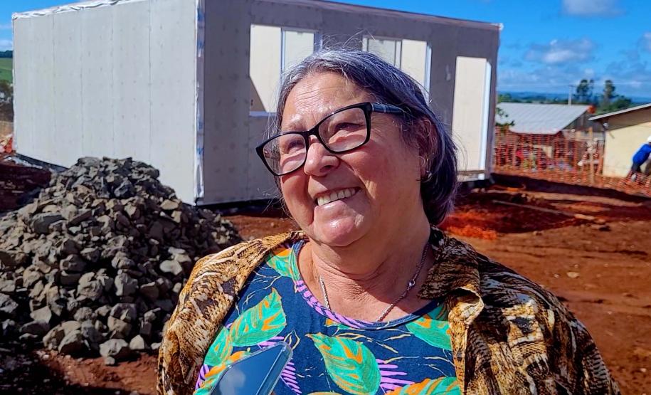 Cinco casas novas estão em construção em Rio Bonito do Iguaçu