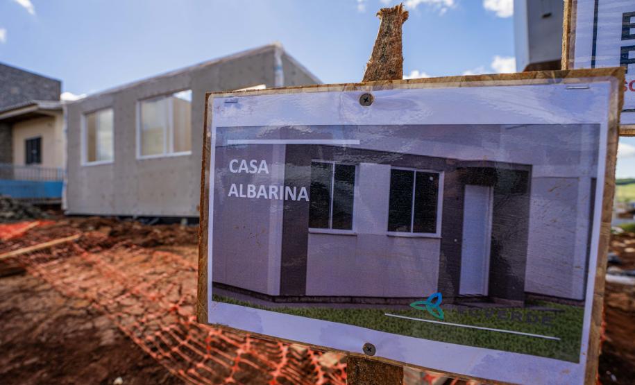 Cinco casas novas estão em construção em Rio Bonito do Iguaçu
