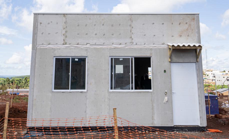 Cinco casas novas estão em construção em Rio Bonito do Iguaçu