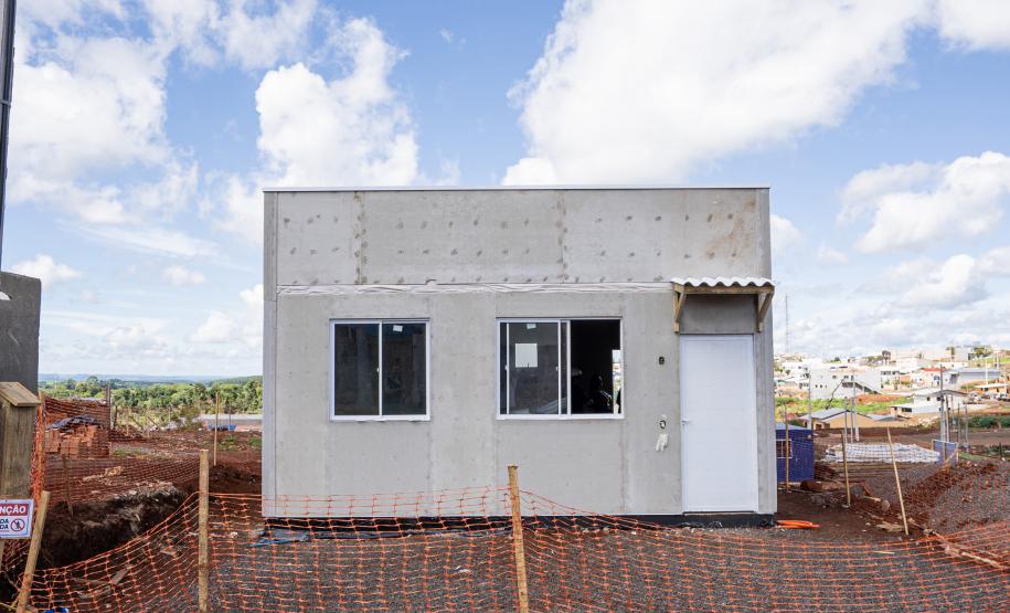 Cinco casas novas estão em construção em Rio Bonito do Iguaçu