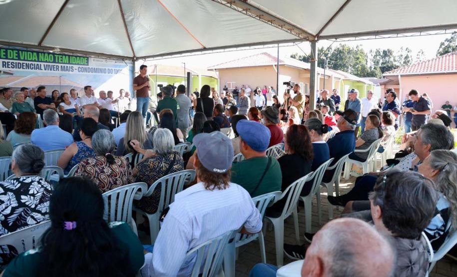 Governador inaugura o Condomínio do Idoso de Guarapuava, o 8° do Estado