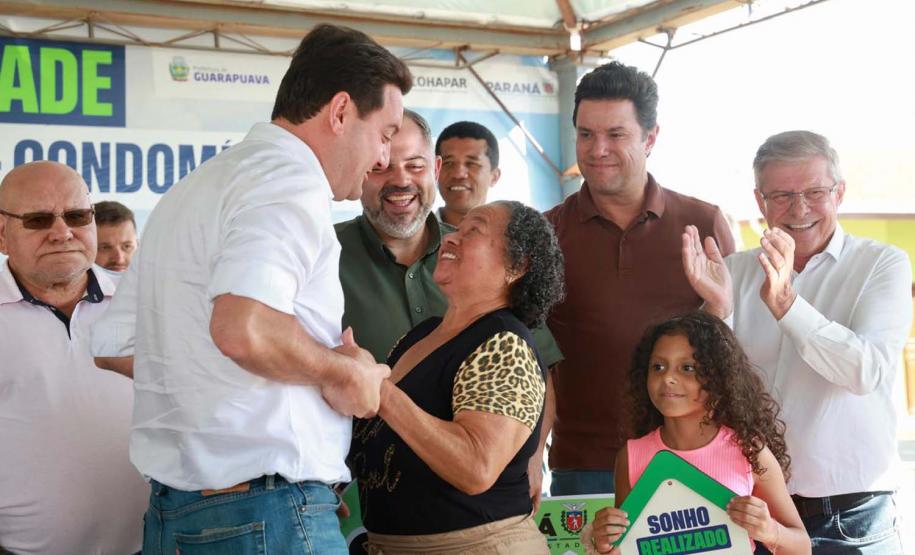 Governador inaugura o Condomínio do Idoso de Guarapuava, o 8° do Estado