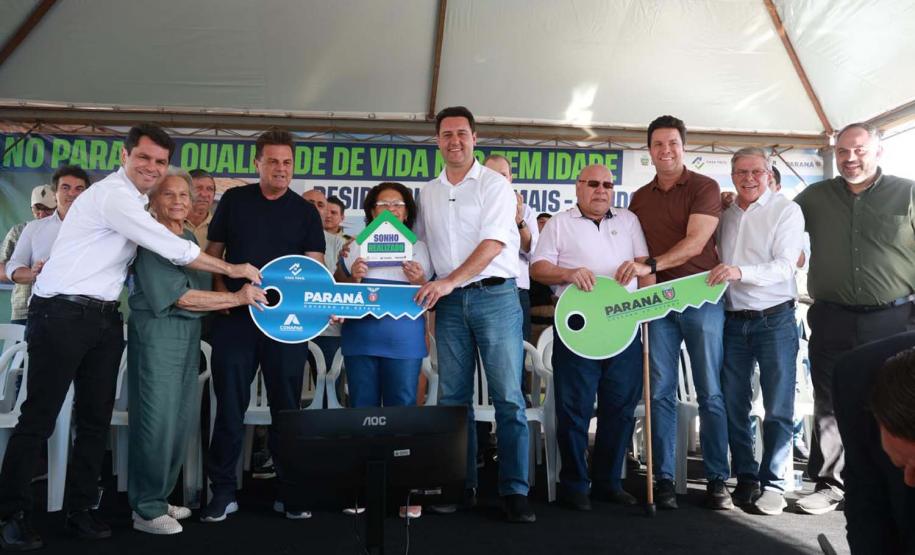 Governador inaugura o Condomínio do Idoso de Guarapuava, o 8° do Estado