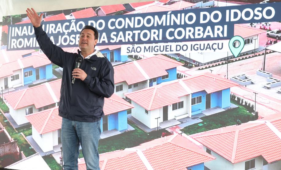 Estado inaugura 10º Condomínio do Idoso em São Miguel do Iguaçu, com 40 casas adaptadas