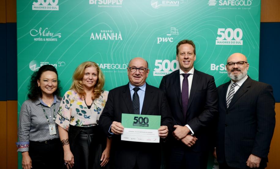 A Cohapar foi premiada nesta quinta-feira (7) como uma das maiores empresas do Paraná e do Sul do Brasil. A premiação foi dada pelo grupo Amanhã, que anualmente estabelece o ranking das 500 maiores empresas da região sul com base em indicadores econômicos como patrimônio, capital de giro e capacidade de endividamento.